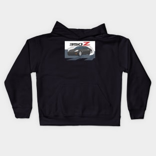 car 350z drift black Kids Hoodie